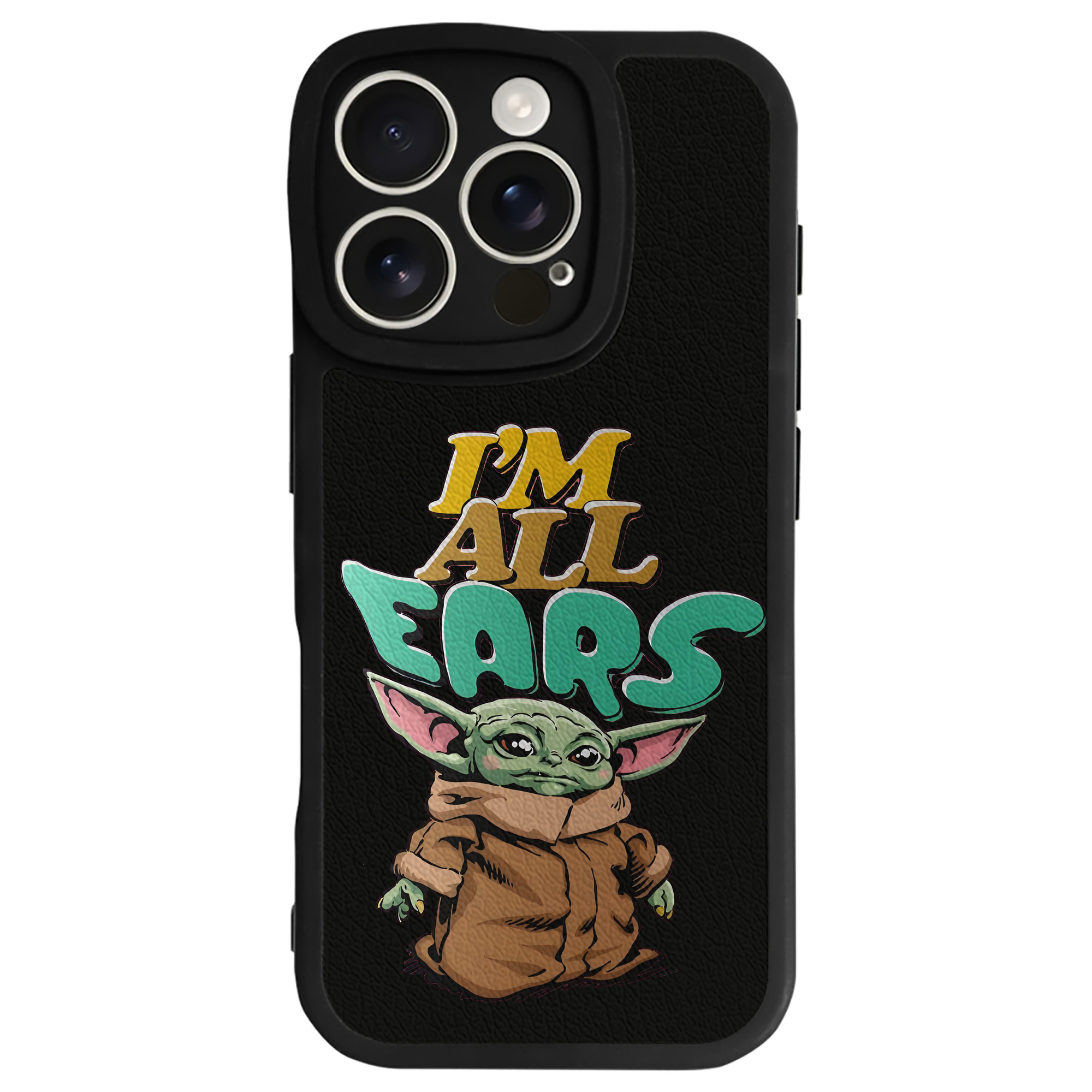 （画像用） スター・ウォーズ Star Wars 【iPhone 16シリーズ対応】シリコンスマホケース（レザー調） 材質：シリコン